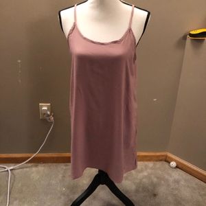 Mauve Tie Back Dress